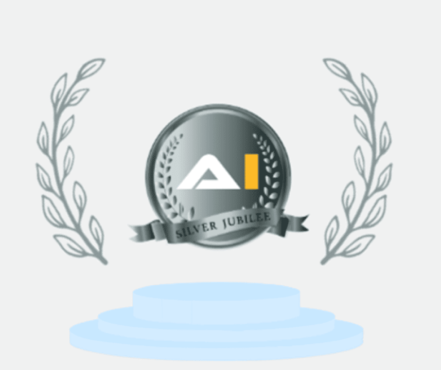 AI Silver Jubilee logo